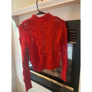 Express Women XSmall New no tags Red Sweater